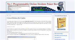 Desktop Screenshot of holdem-poker-bot.com