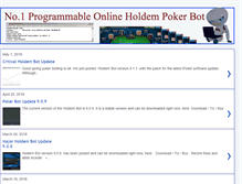 Tablet Screenshot of holdem-poker-bot.com